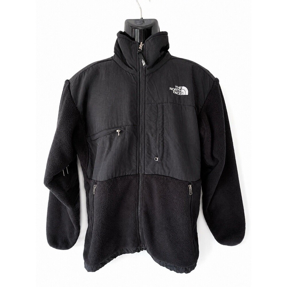 The North Face Jacket Mens Small Black Denali Polartec Fleece Full Zip Outdoor